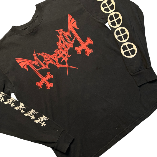 Vintage 1996 Mayhem "Pure Norwegian Black Metal” Longsleeve