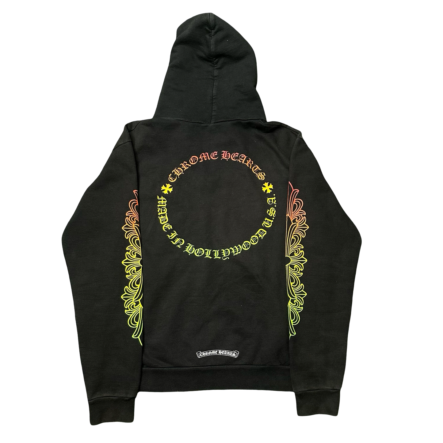 Chrome Hearts Floral Gradient Zip Up Hoodie