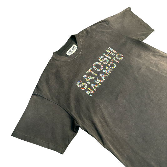 Satoshi Nakamoto Studded Logo Shirt