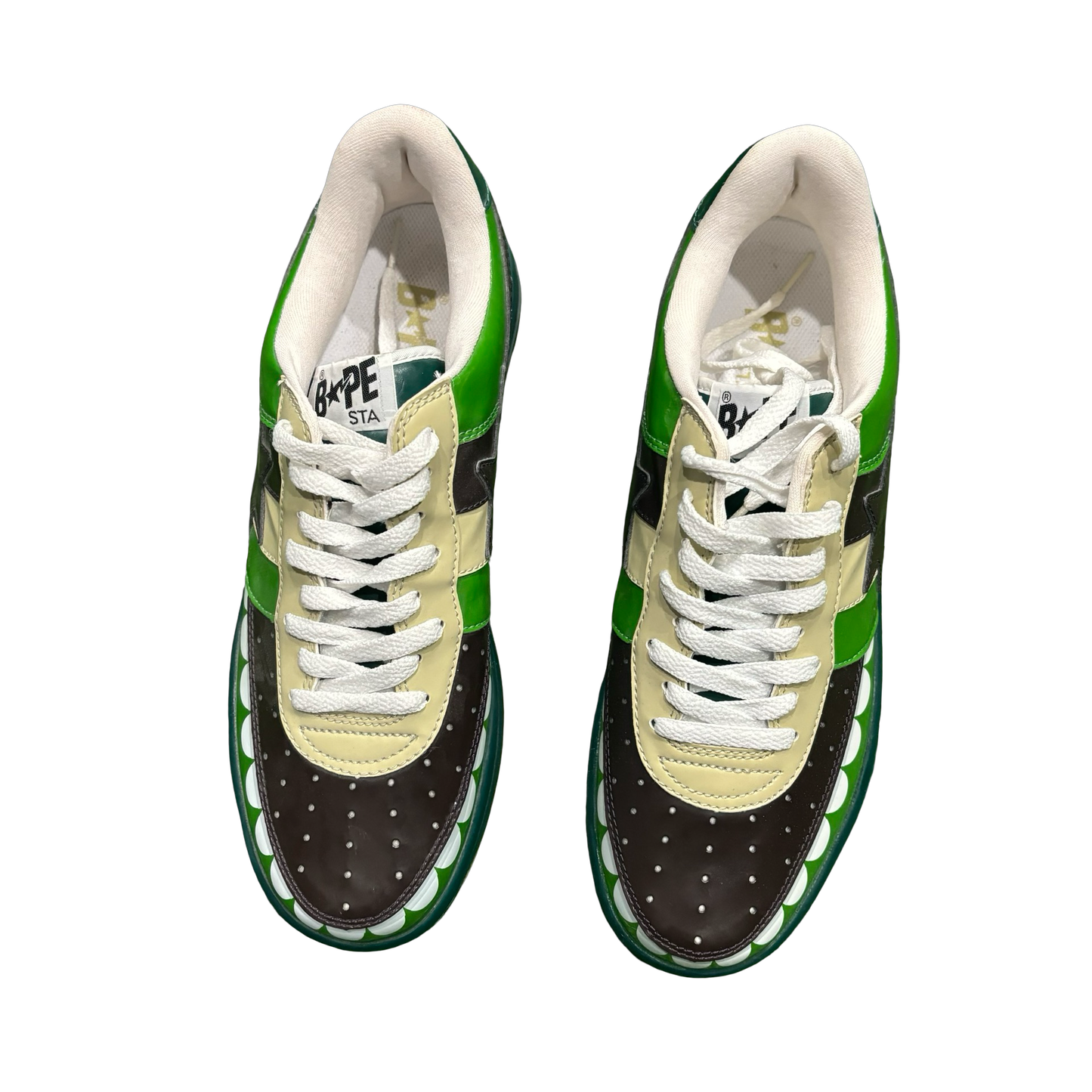 Bape X Kaws Bapesta Chompers