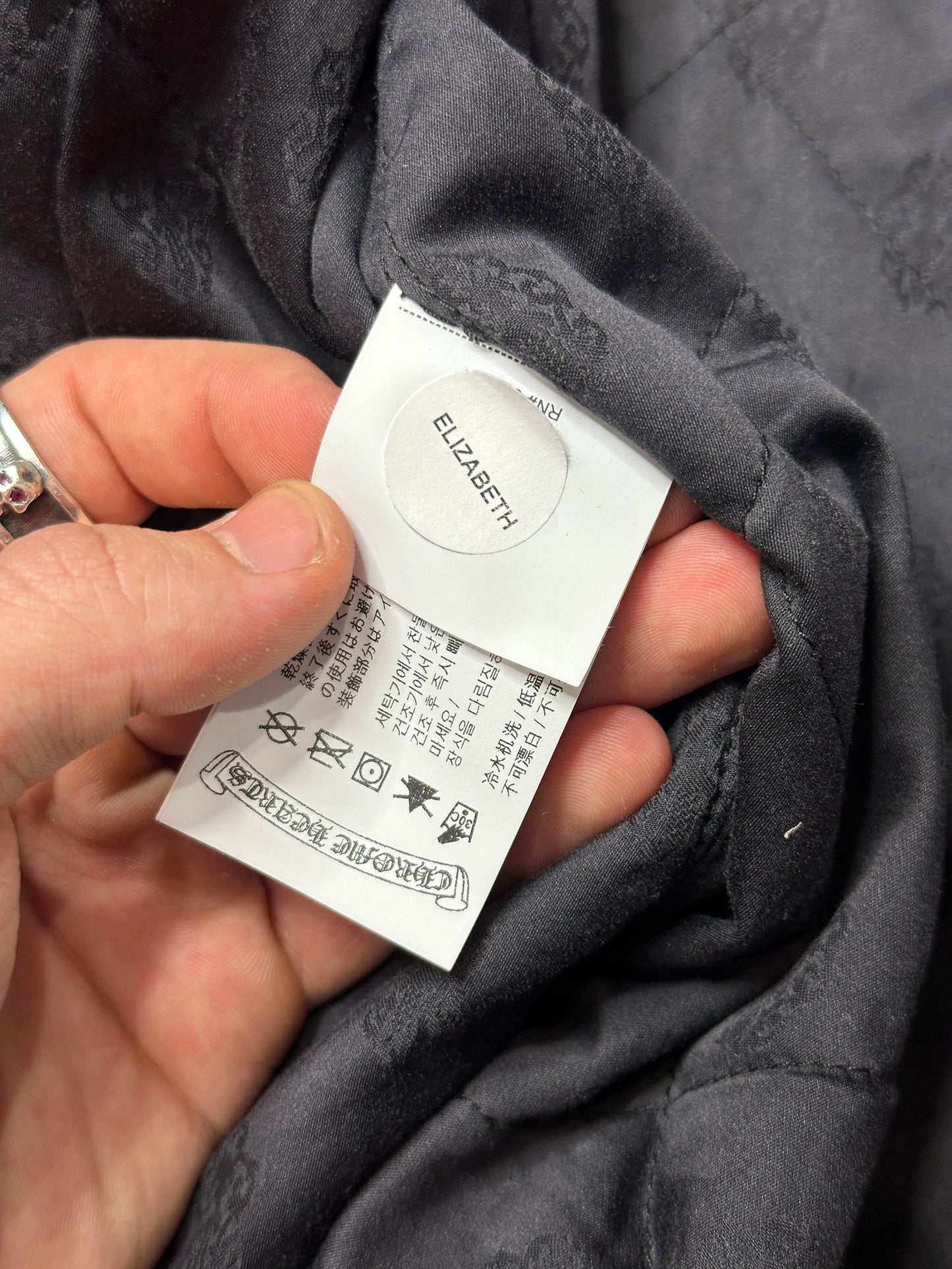 Chrome Hearts Work Dog Padded Flannel
