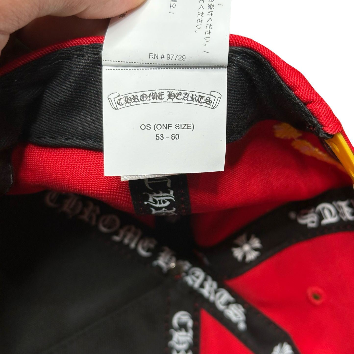 Chrome Hearts Red Trucker Hat