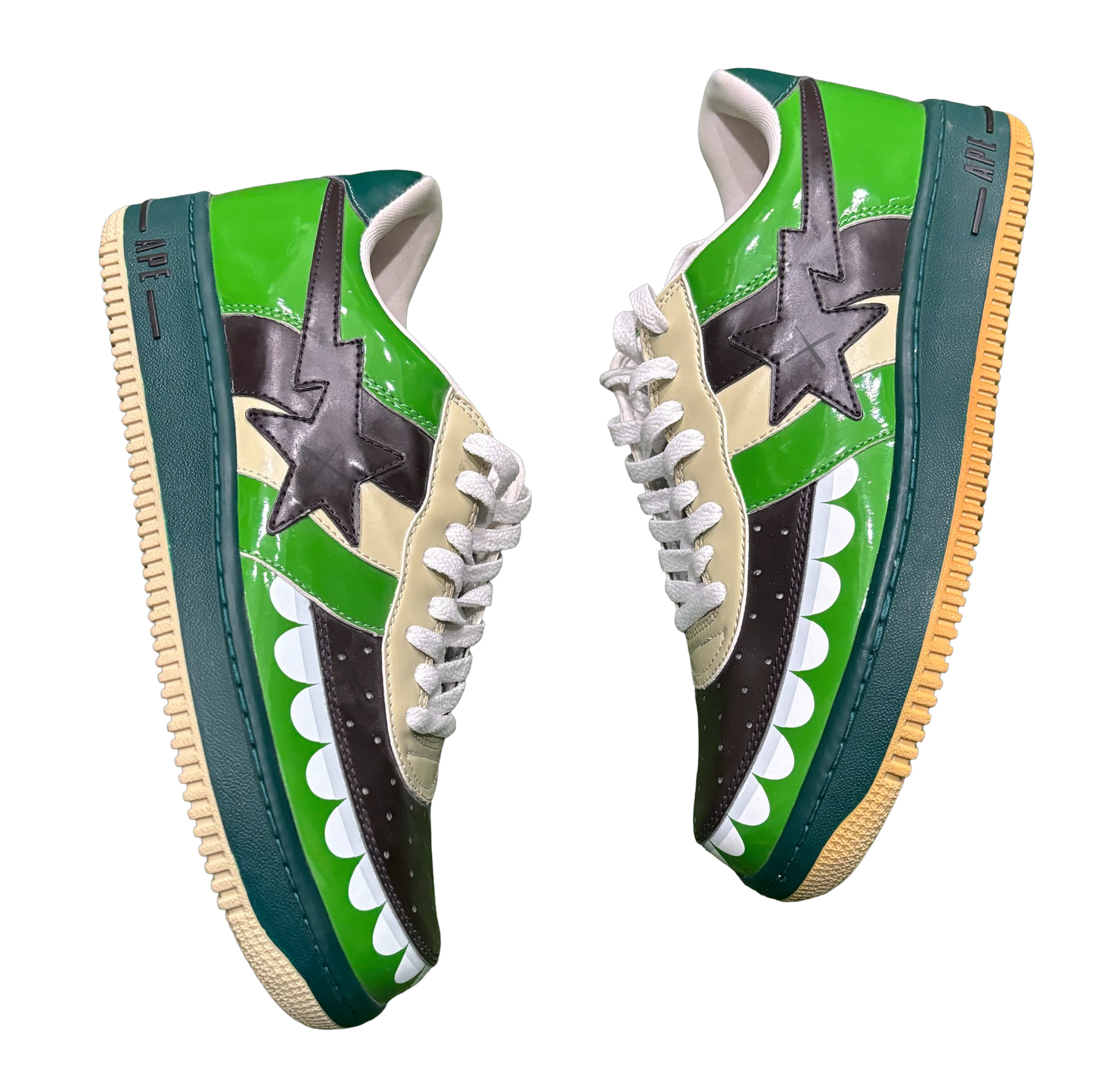 Bape X Kaws Bapesta Chompers