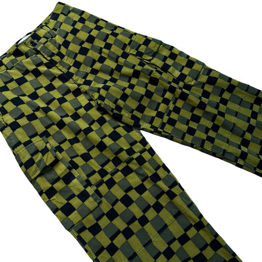 Marni Damier Corduroy Cargo Trousers