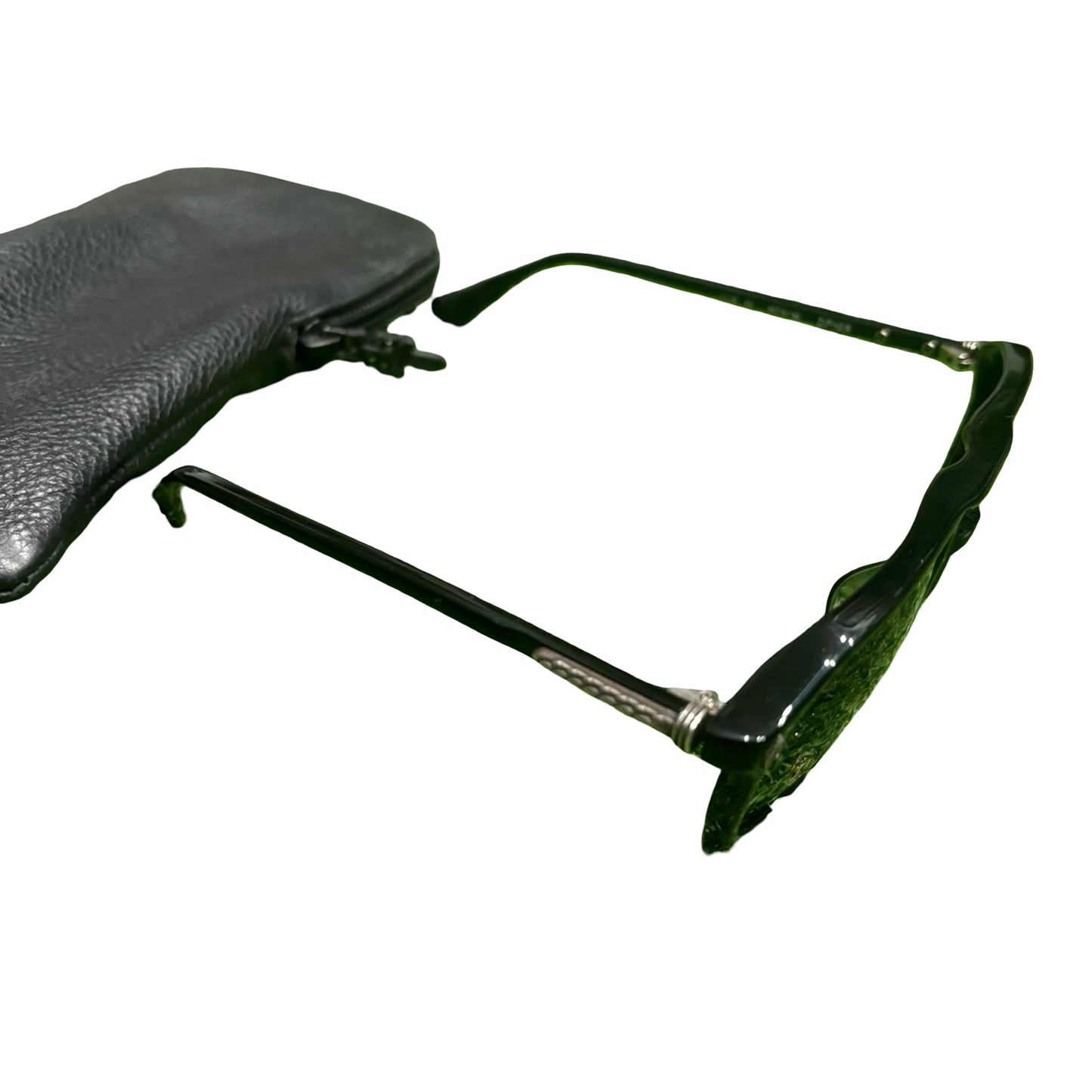 Chrome Hearts Zipher Glasses w/ Case