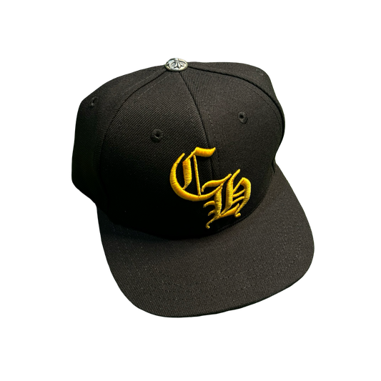 Chrome Hearts Black/Gold Baseball Hat