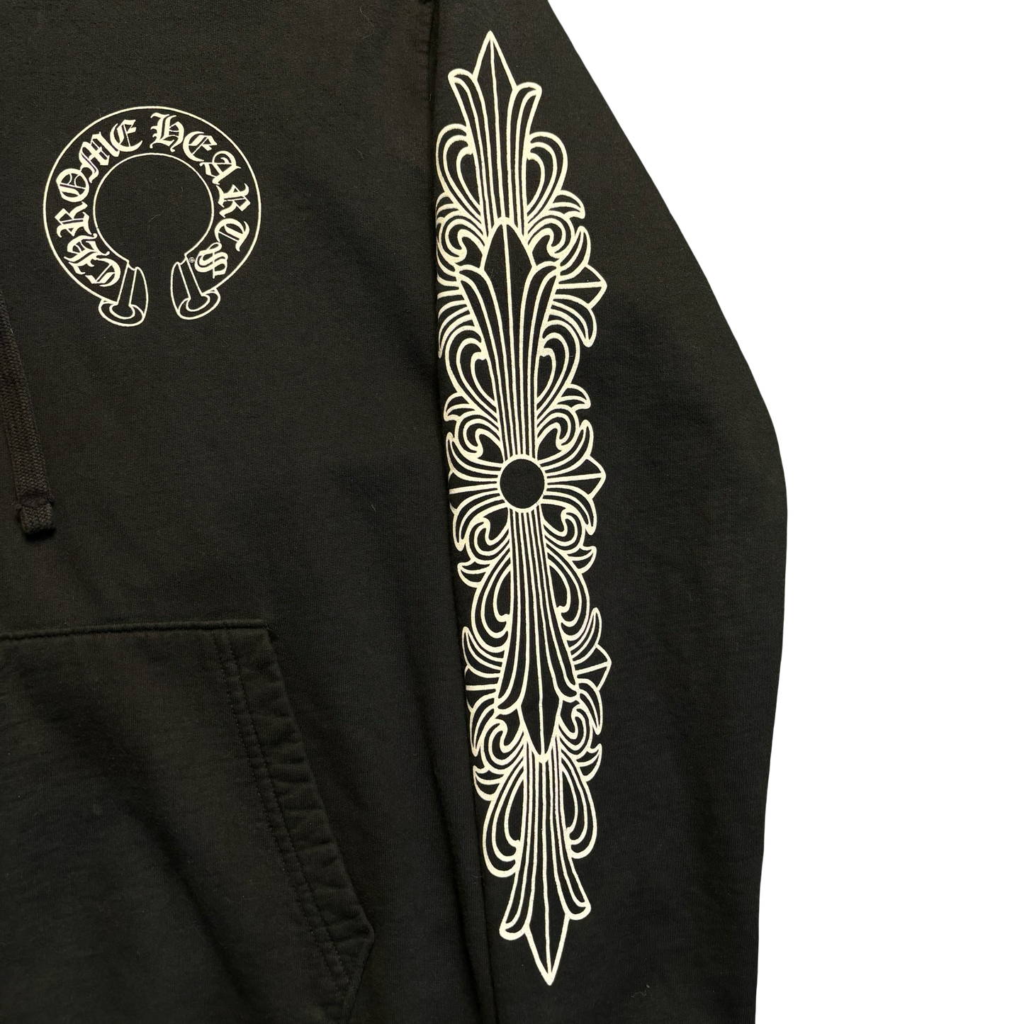 Chrome Hearts Floral Zip-Up Hoodie
