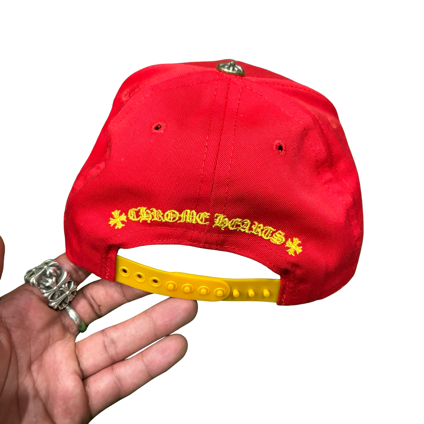 Chrome Hearts Red Trucker Hat