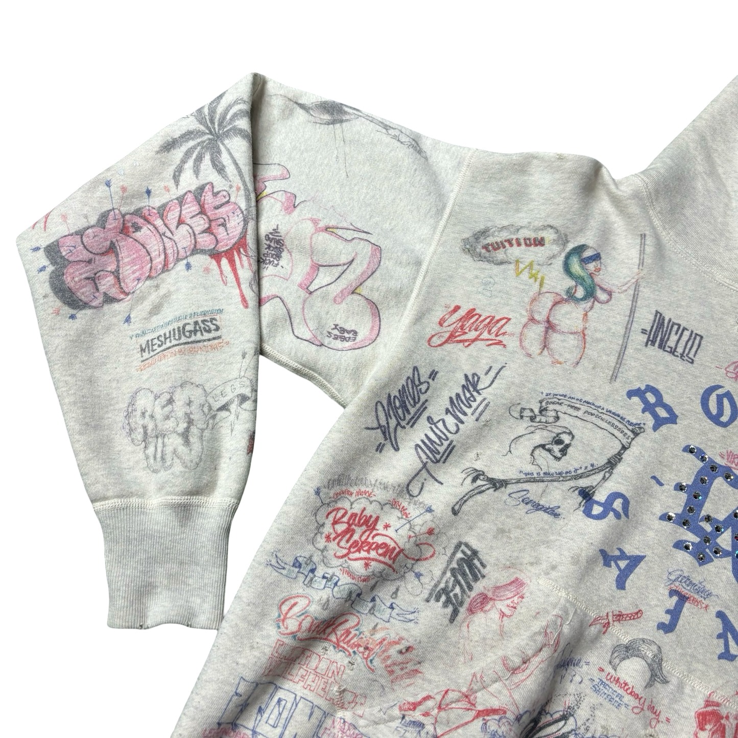 Saint Michael LA Graffiti Hoodie