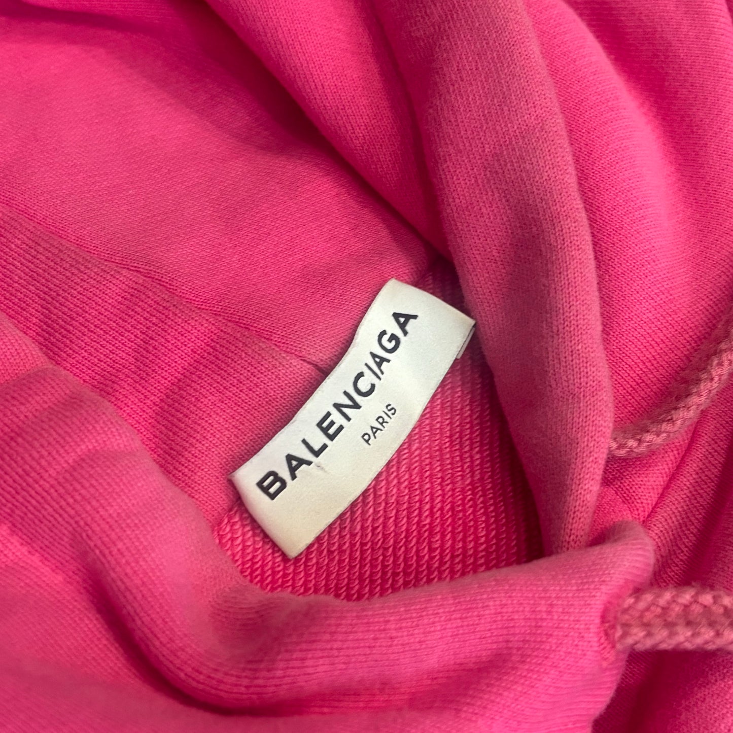 Balenciaga New York Pink Airbrushed Hoodie