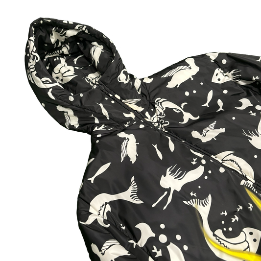 Prada FW18 Flame Puffer Jacket