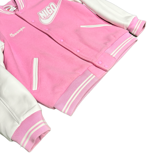 Nike X Nigo Pink Varsity Jacket