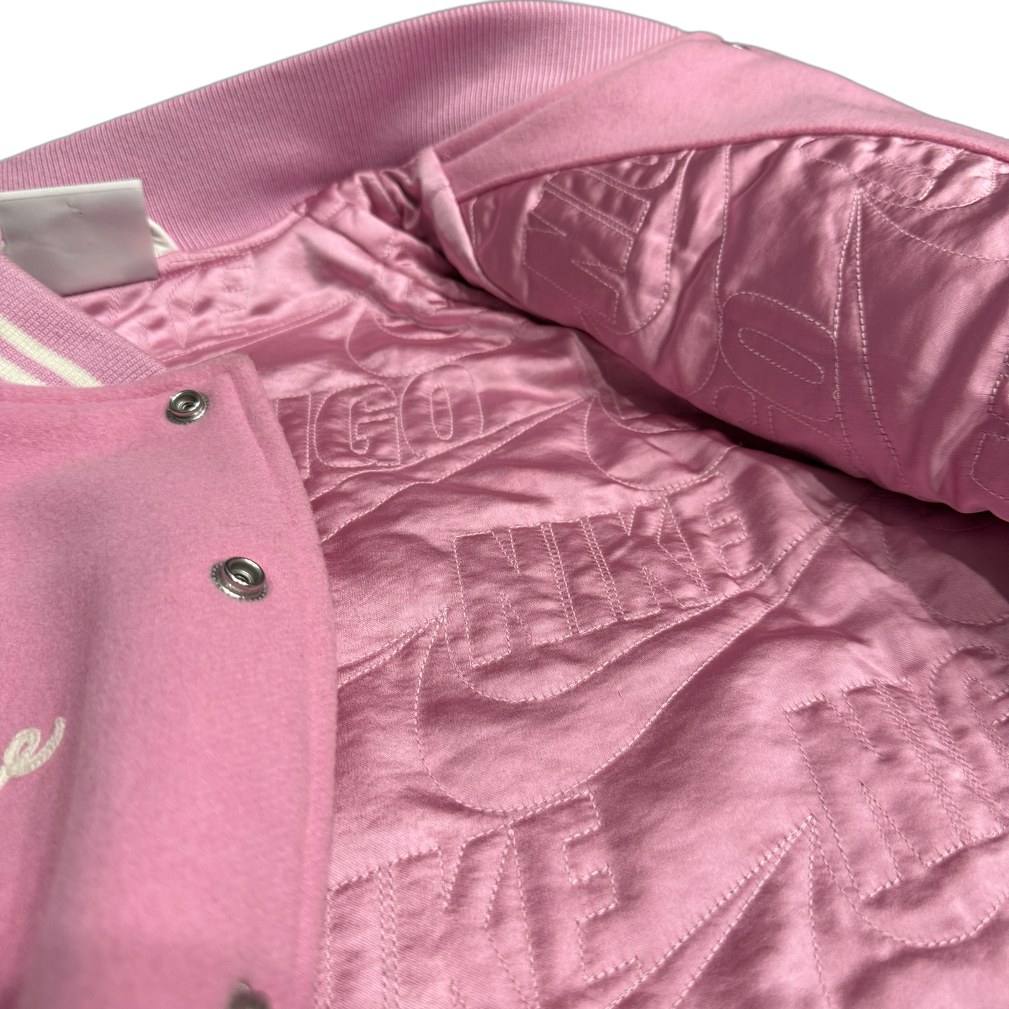 Nike X Nigo Pink Varsity Jacket