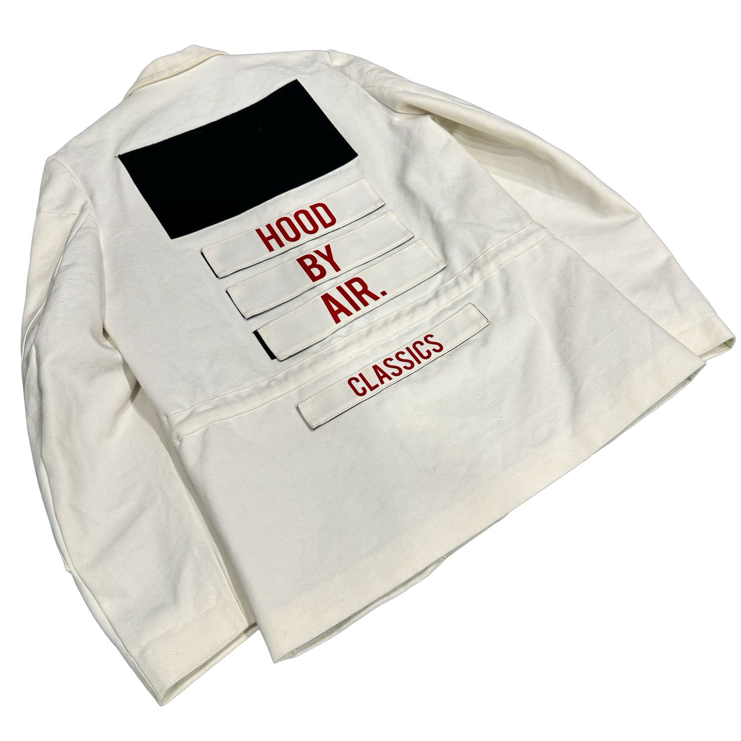 Hood By Air White Military Jacket