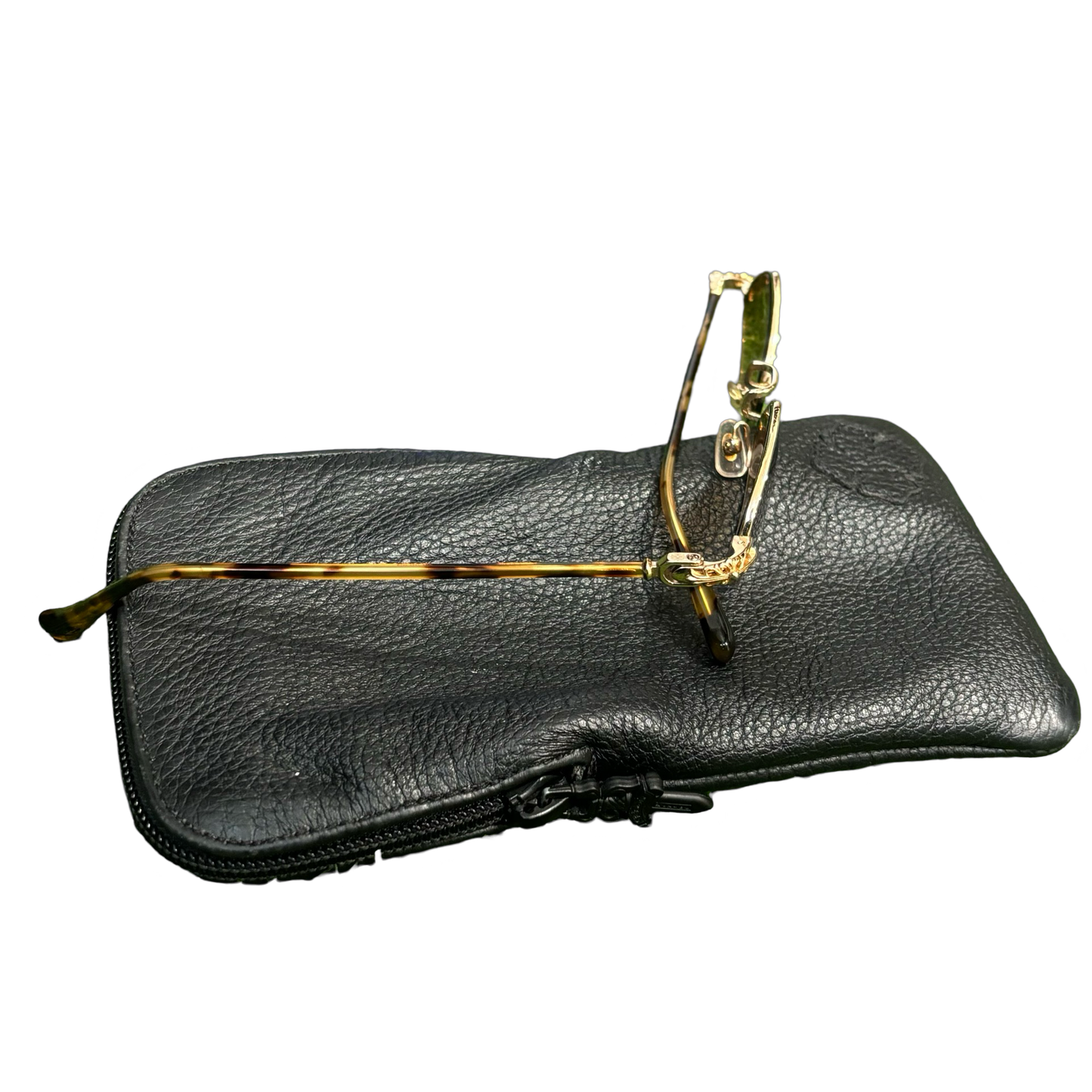 Chrome Hearts Gold Diamond Dog Sunglasses
