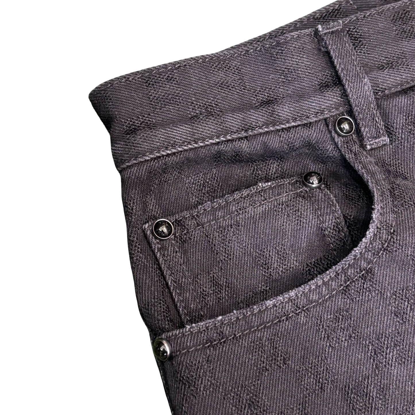 Louis Vuitton Damier Black Wide Leg Denim