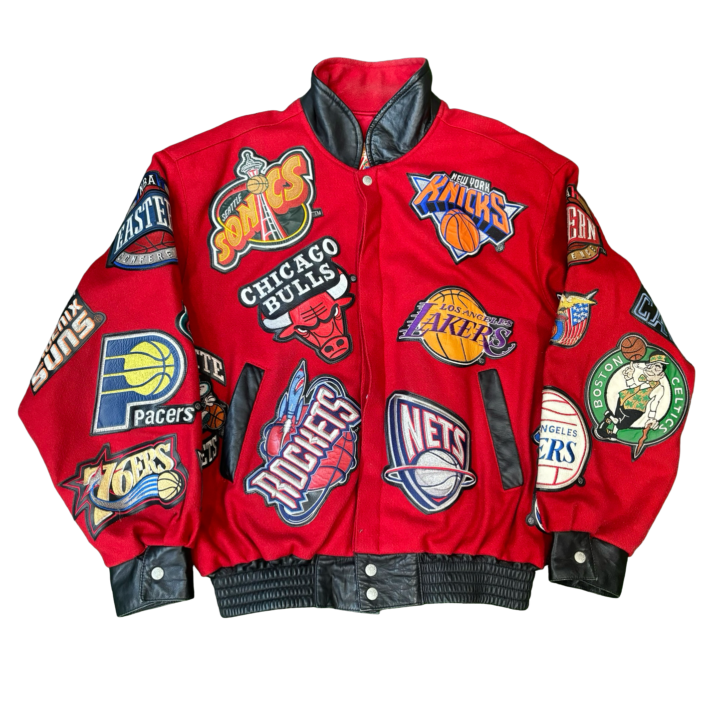Vintage Jeff Hamilton NBA Patch Jacket