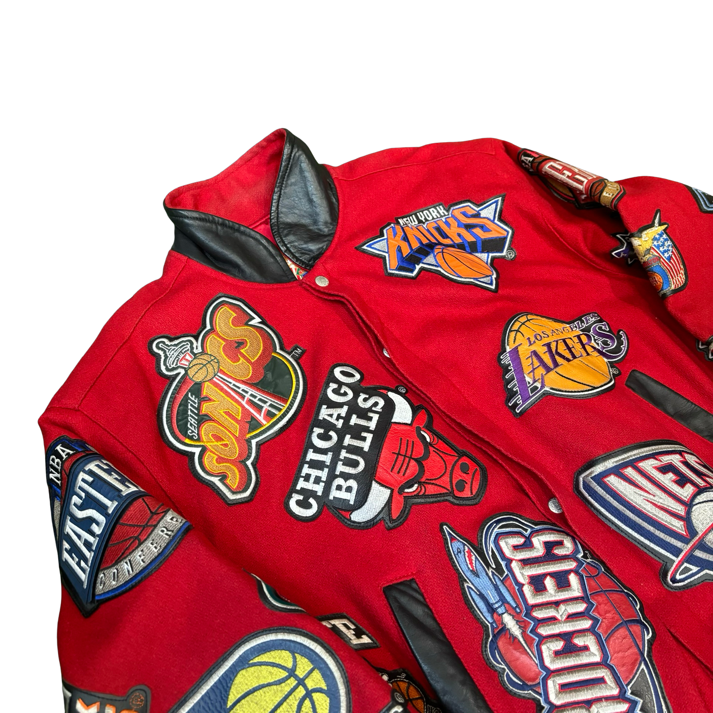Vintage Jeff Hamilton NBA Patch Jacket