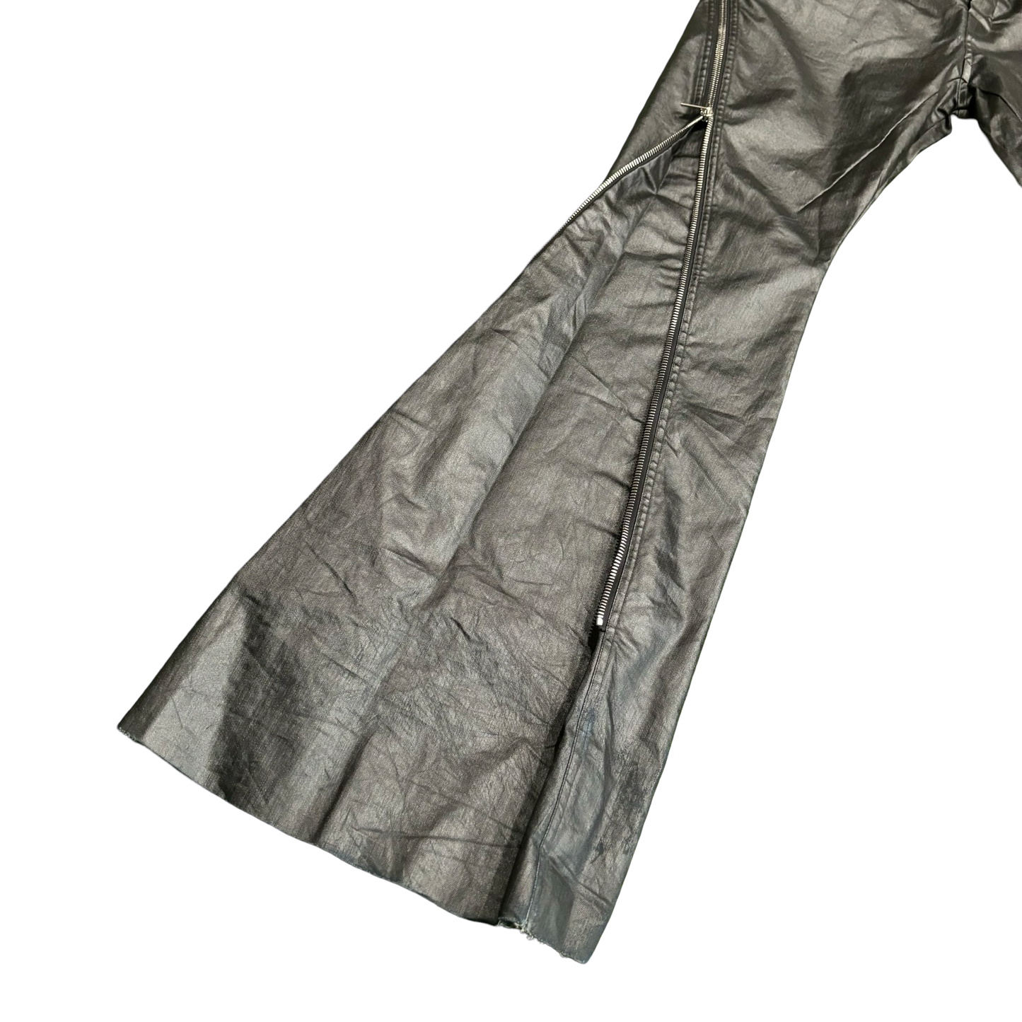 Rick Owens Waxed Aircut Bolan Denim