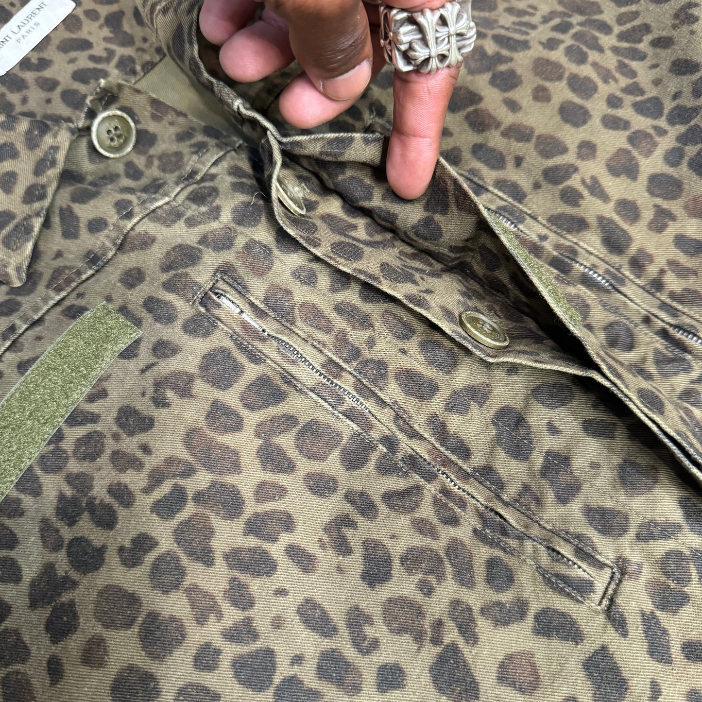Saint Laurent Camo Field Jacket