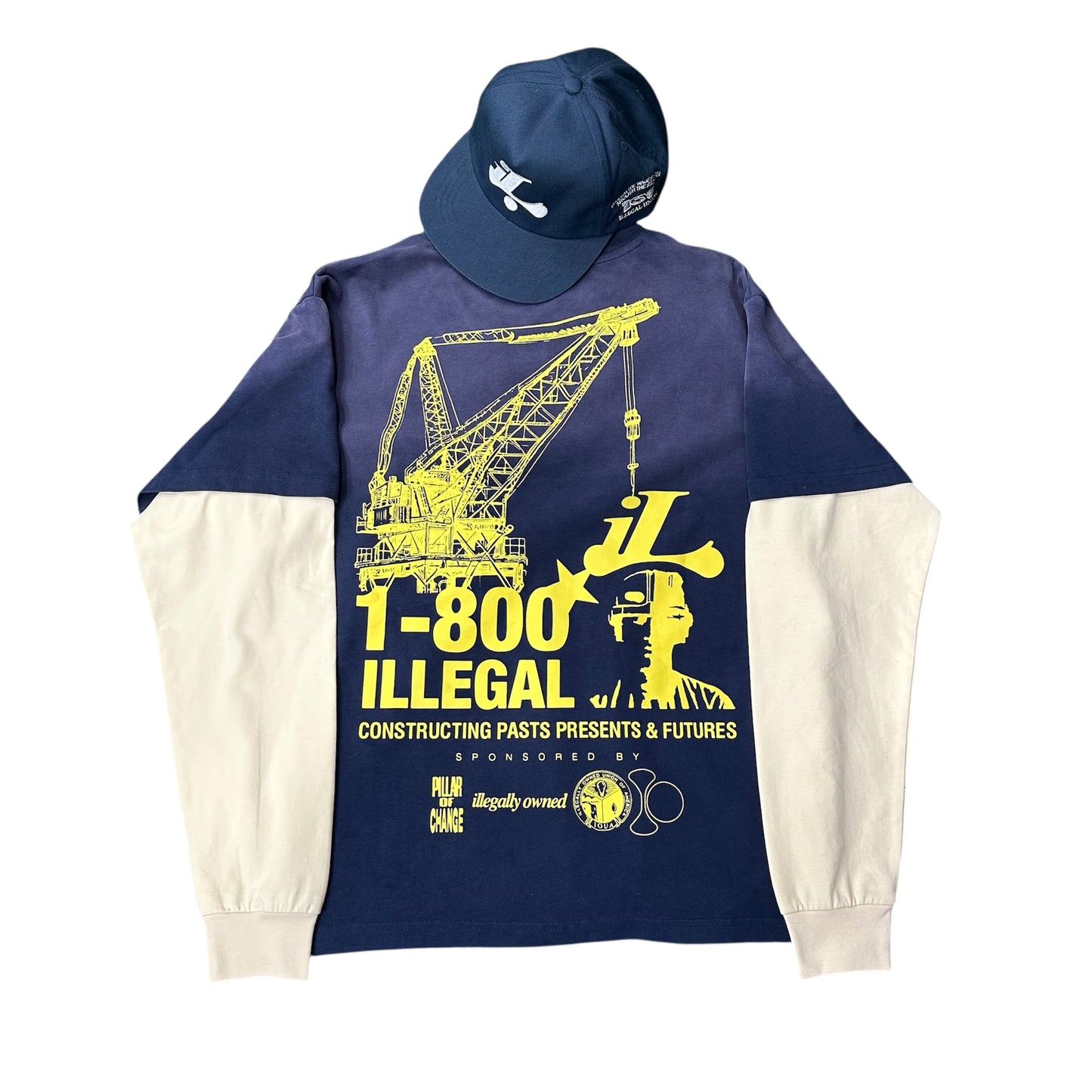 Illegally Owned Layered Long Sleeve Shirt