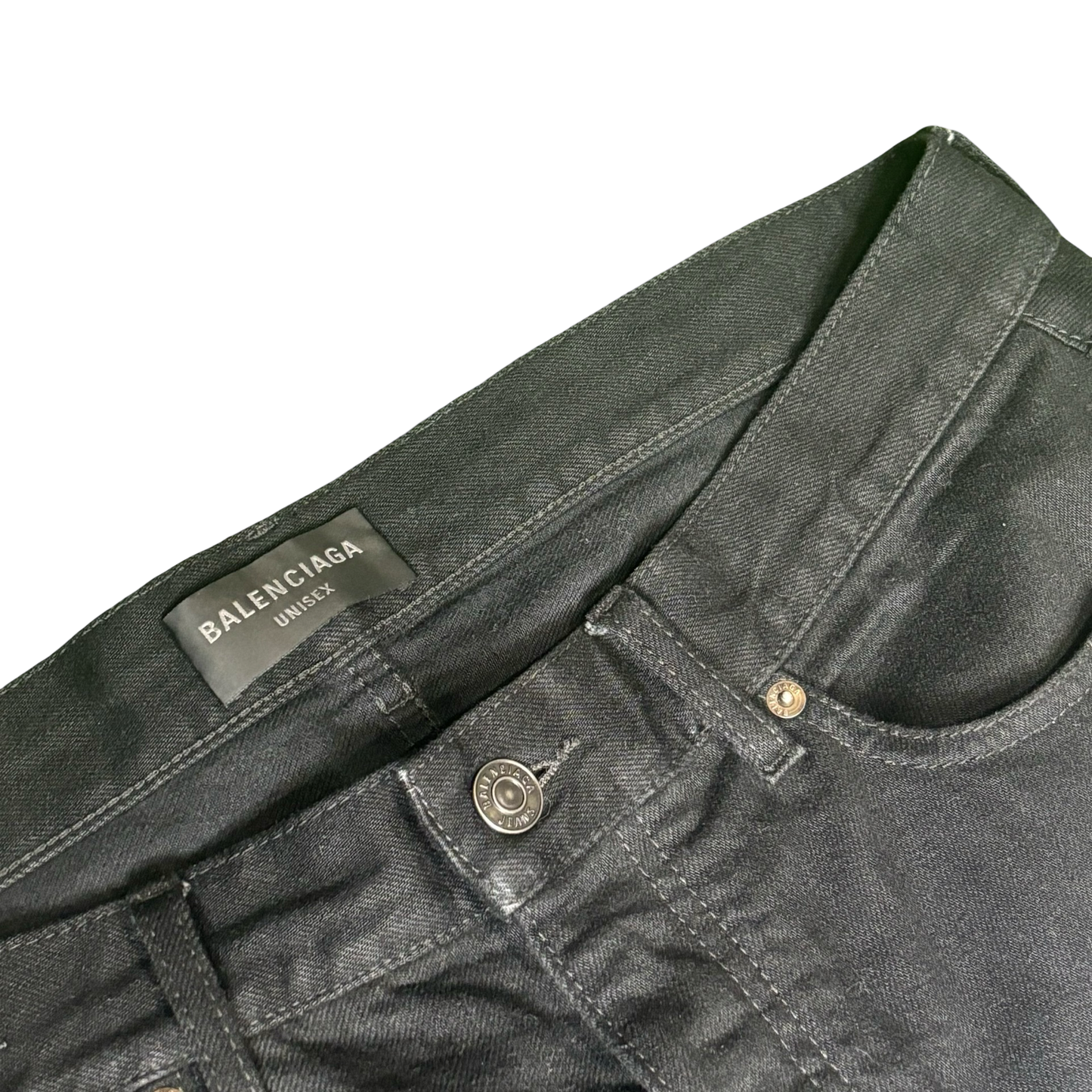 Balenciaga “Cut-Up” Hybrid Denim Jeans
