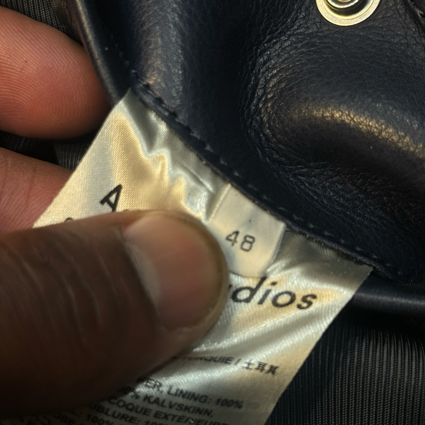 Acne Studios “Gibson” Leather Jacket