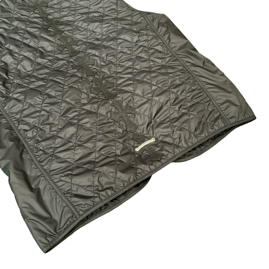 Chrome Hearts Quilted Cemetery Cross Spine Vest