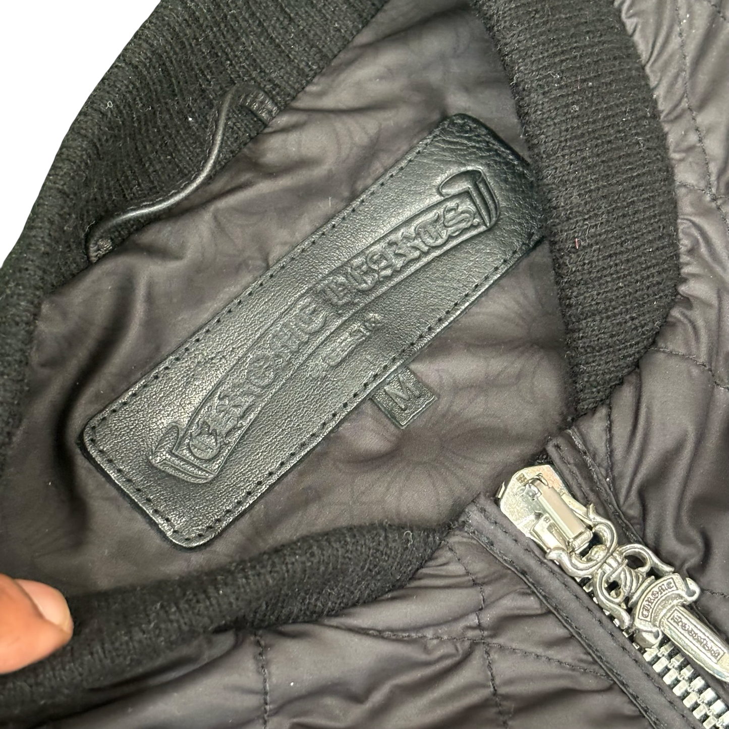 Chrome Hearts Quilted Cemetery Cross Spine Vest