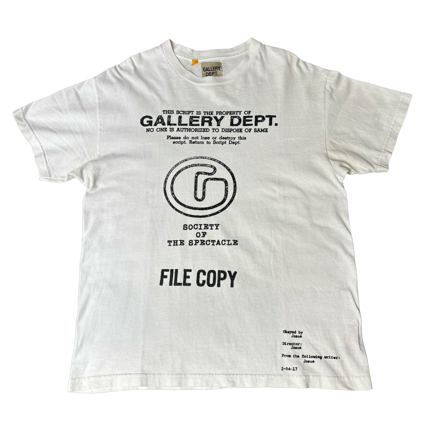 Gallery Dept. Typewriter Shirt