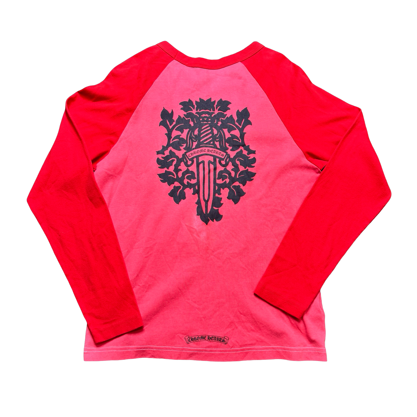 Chrome Hearts Red Baseball Shirt