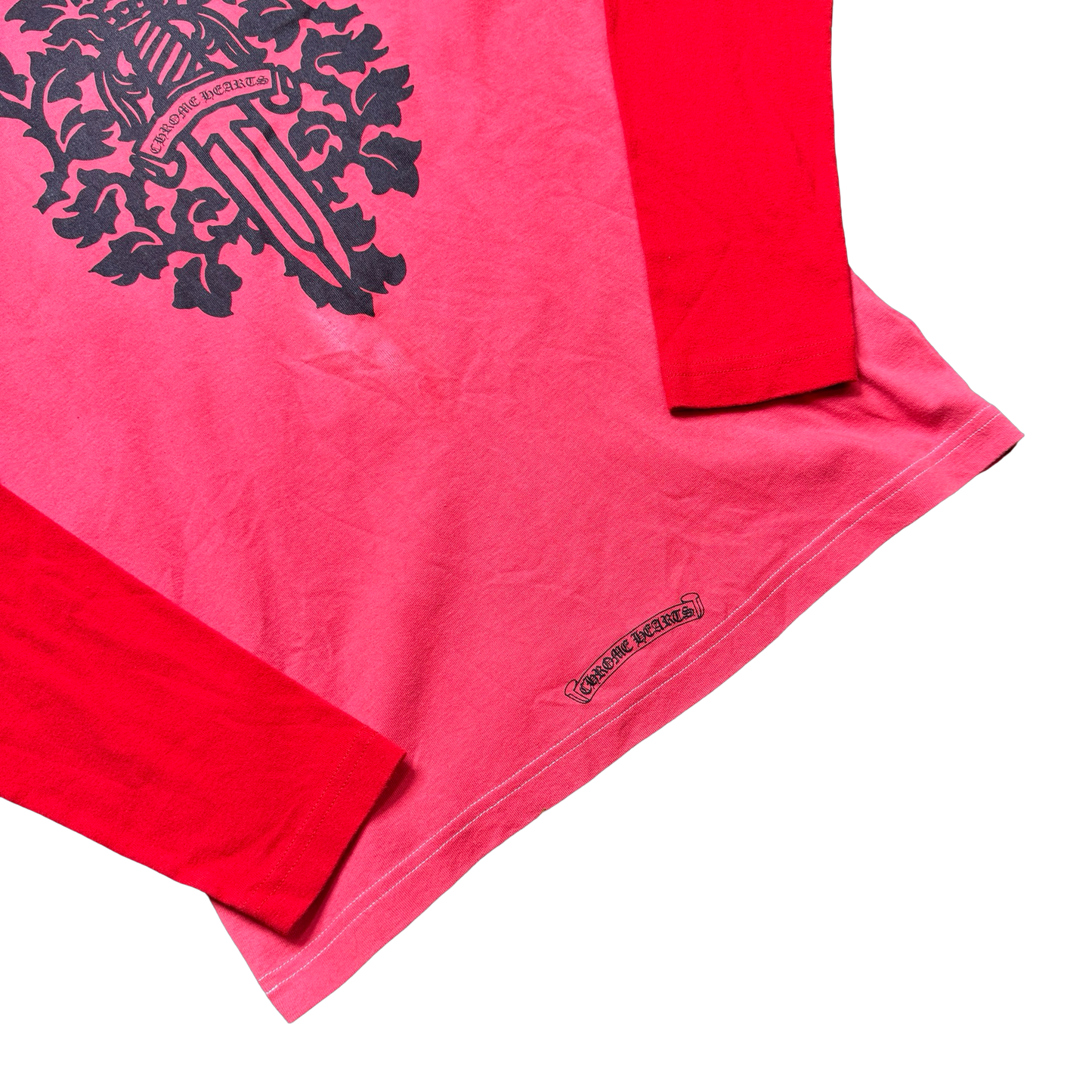 Chrome Hearts Red Baseball Shirt