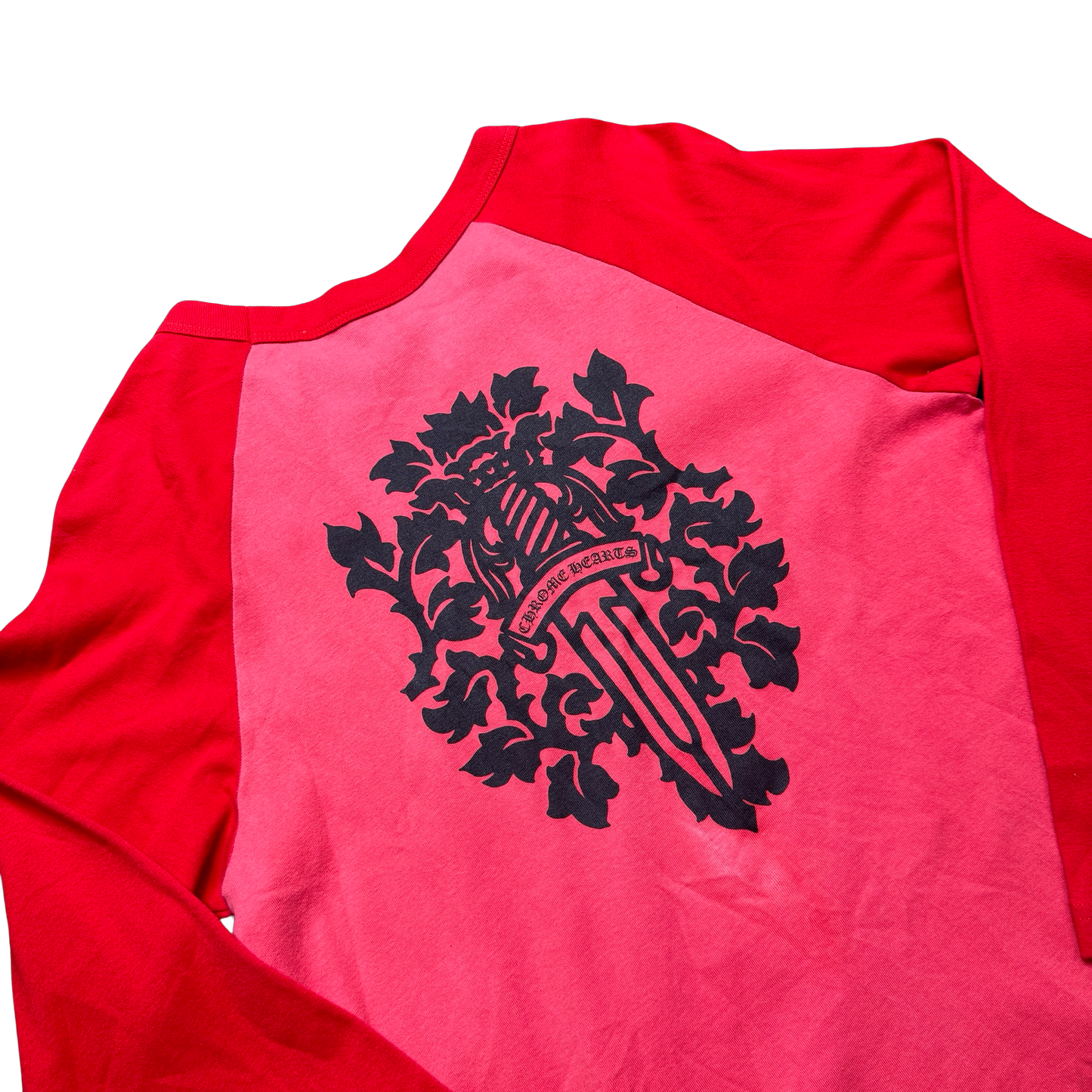 Chrome Hearts Red Baseball Shirt
