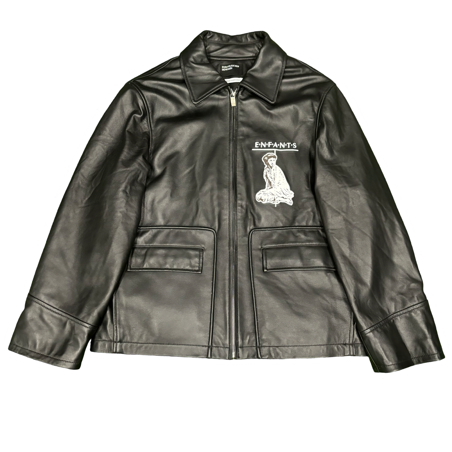 Enfants Riches Déprimés Lambskin Leather Field Jacket