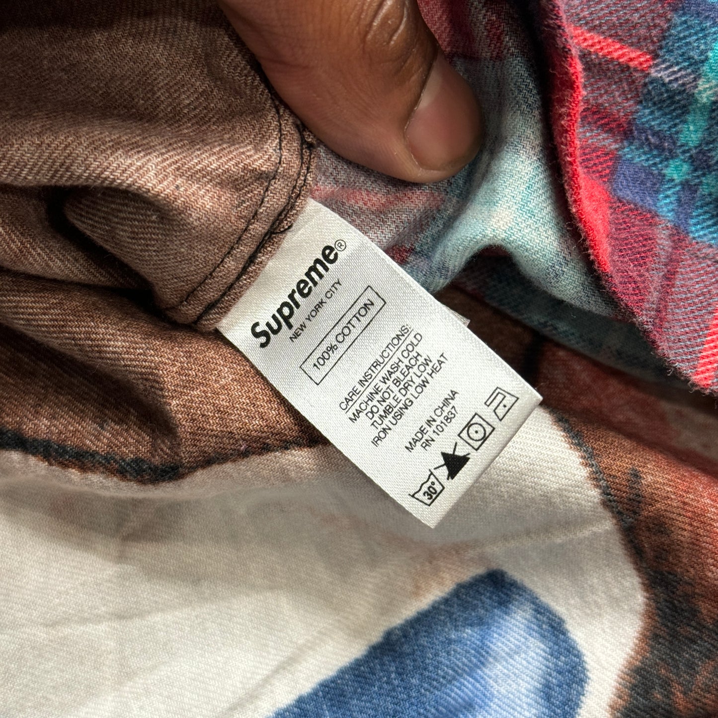 Supreme MLK Zip Up Flannel