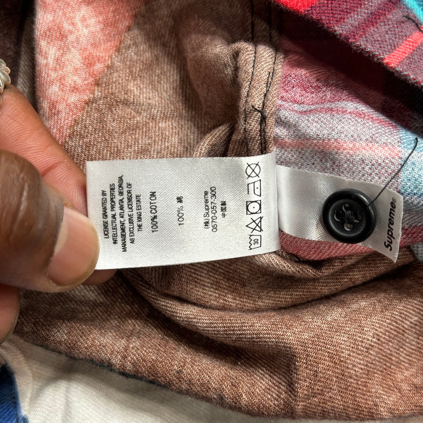 Supreme MLK Zip Up Flannel