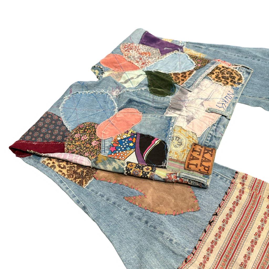 Kapital Hippy Patchwork Flare Jeans