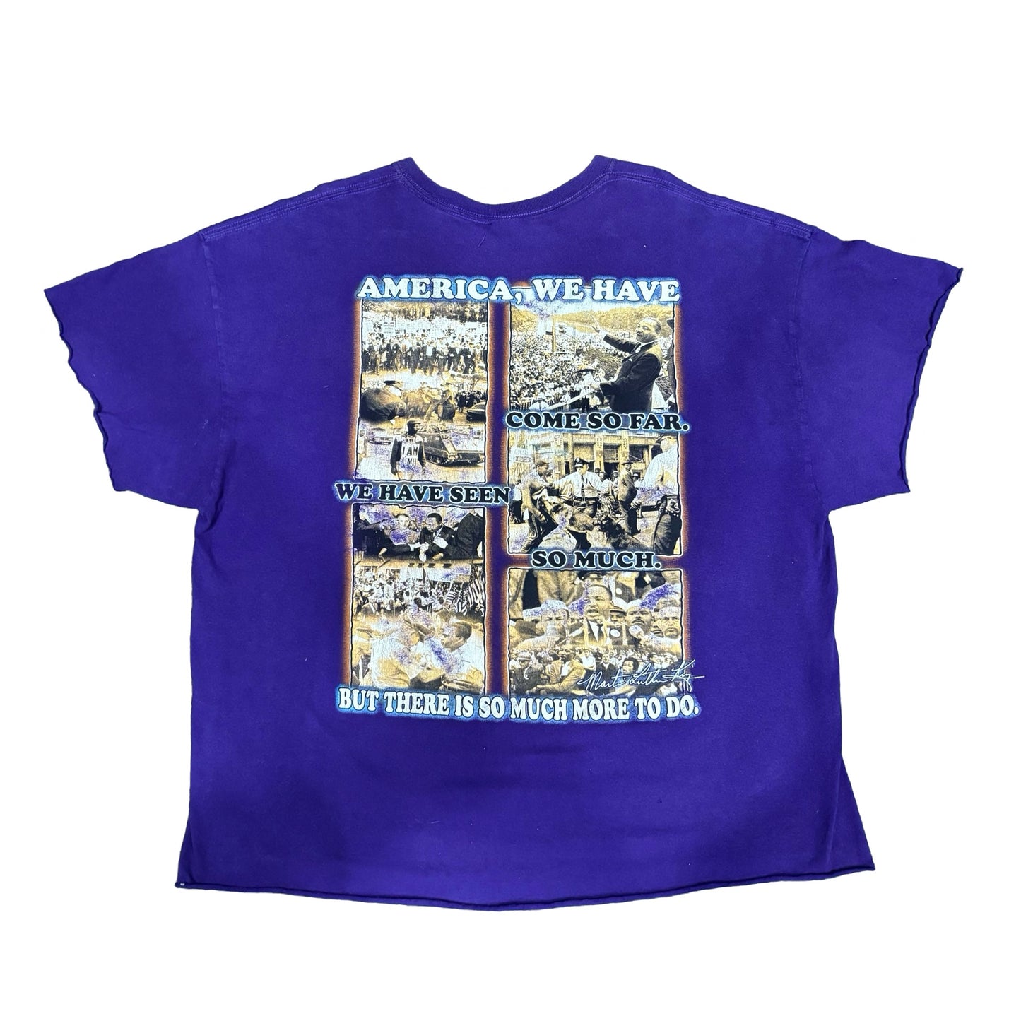 Vintage Purple MLK Struggle for Civil Rights T-shirt