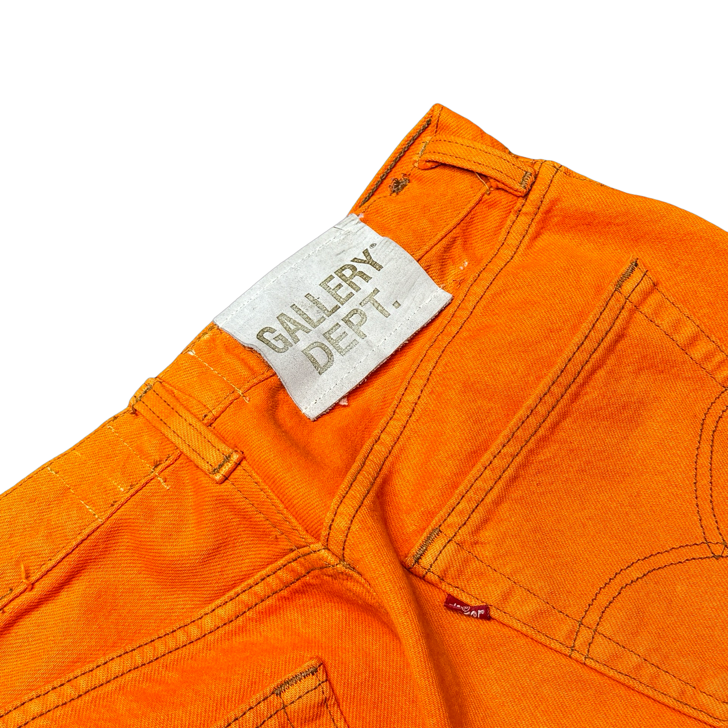 Gallery Dept. Orange Flared Denim
