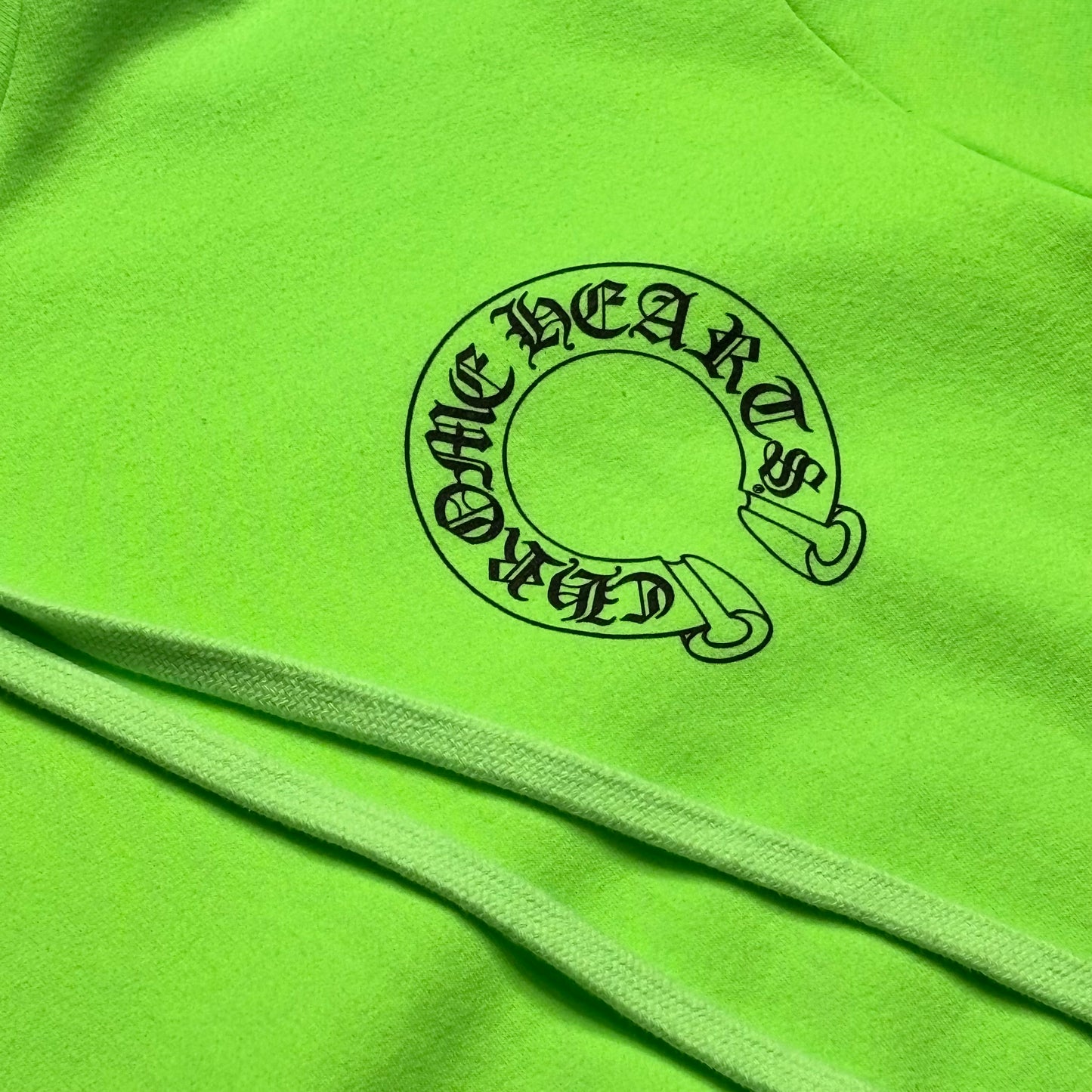 Chrome Hearts Neon Green Floral Hoodie