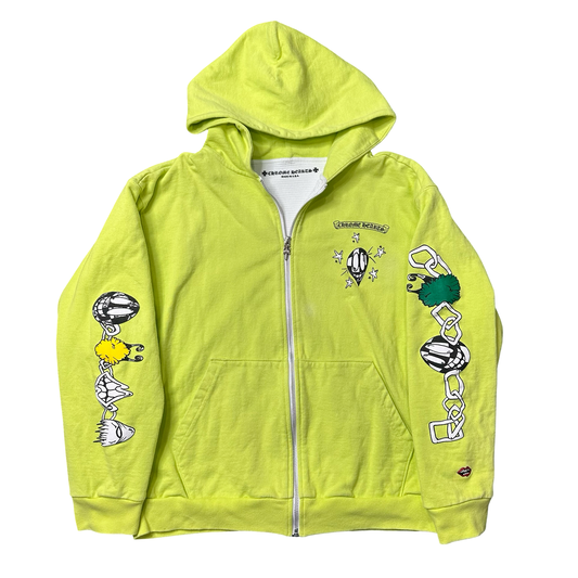 Chrome Hearts Matty Boy Thermal Lined Link Zip Up