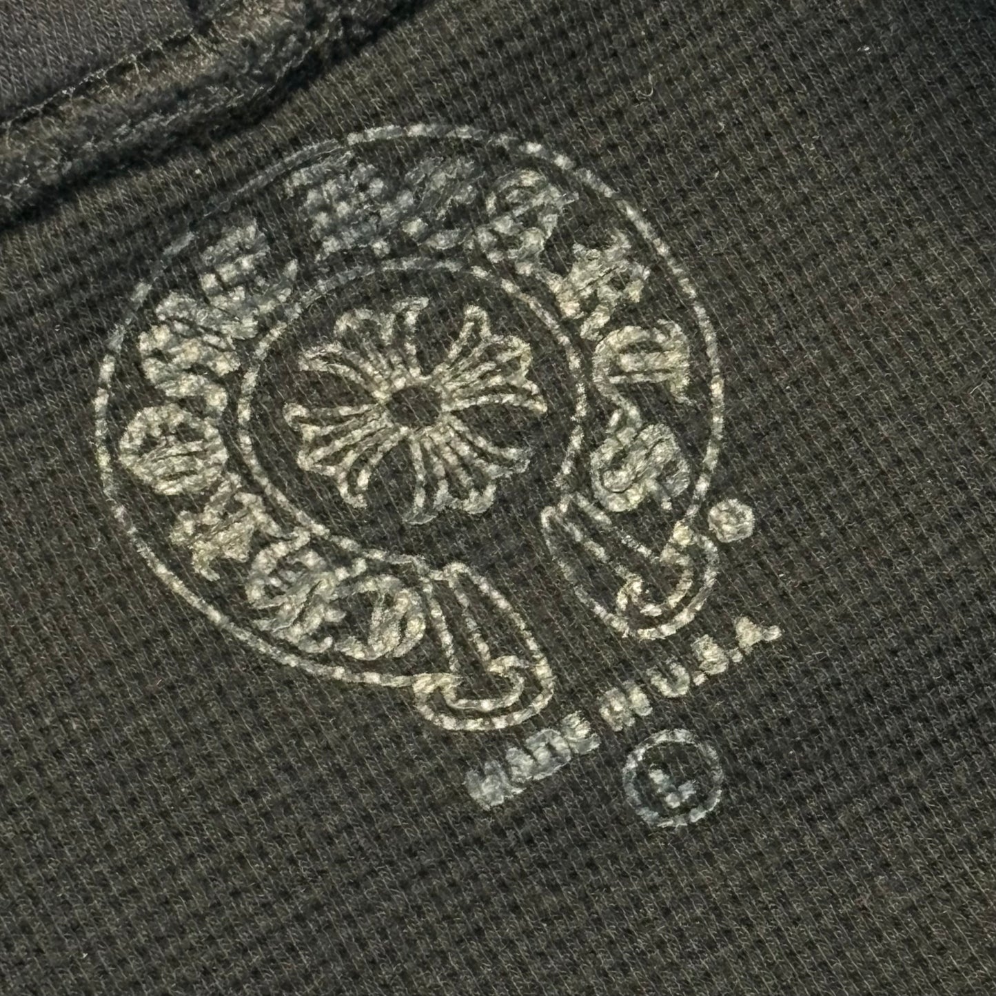 Chrome Hearts Thermal Script Logo Hoodie