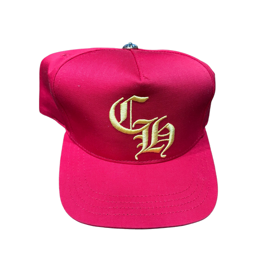 Chrome Hearts Red Trucker Hat
