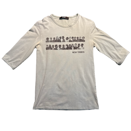 Raf by Raf Simons "New Tribes" 3/4 Sleeve Graphic Tee