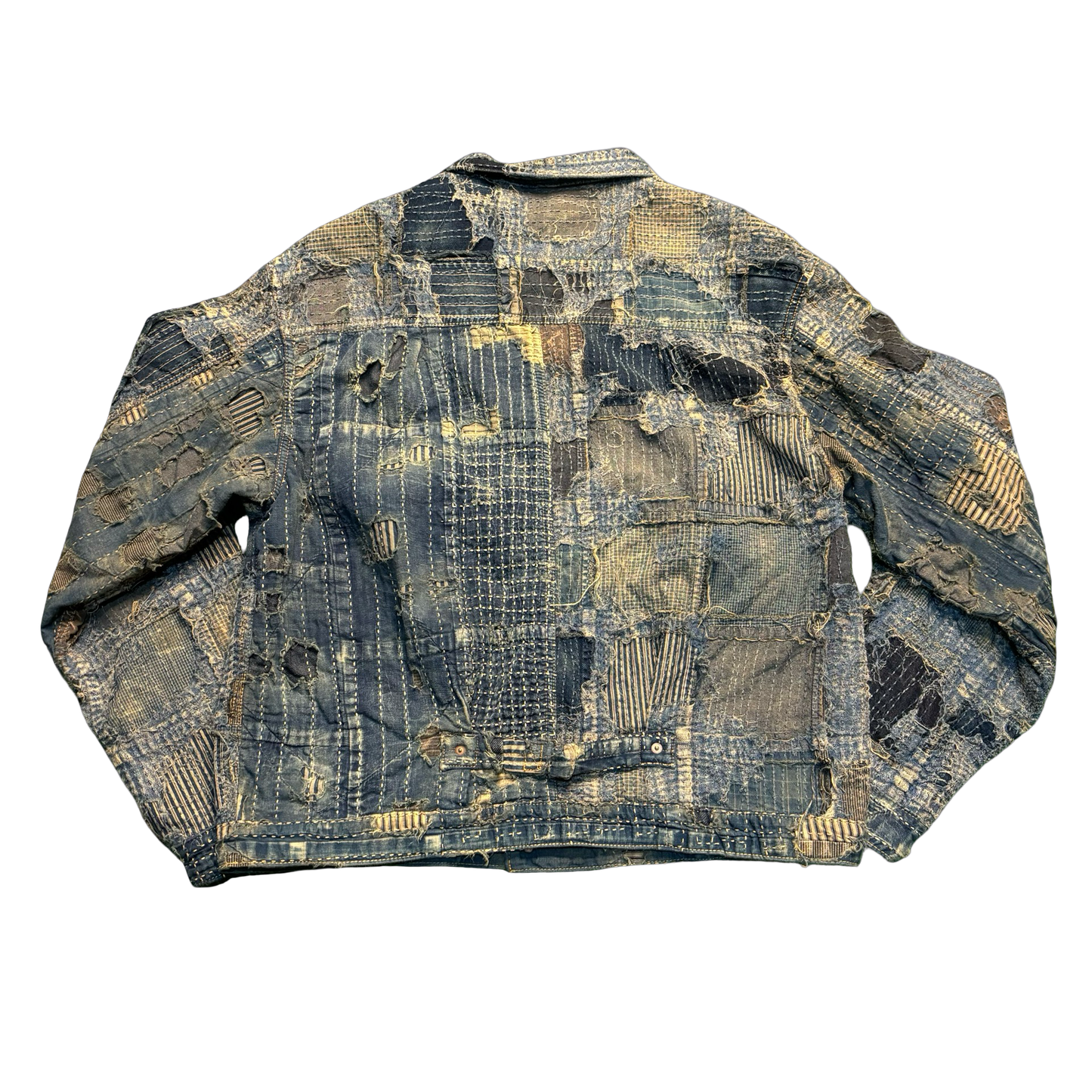 Kapital Distressed Boro Denim Jacket