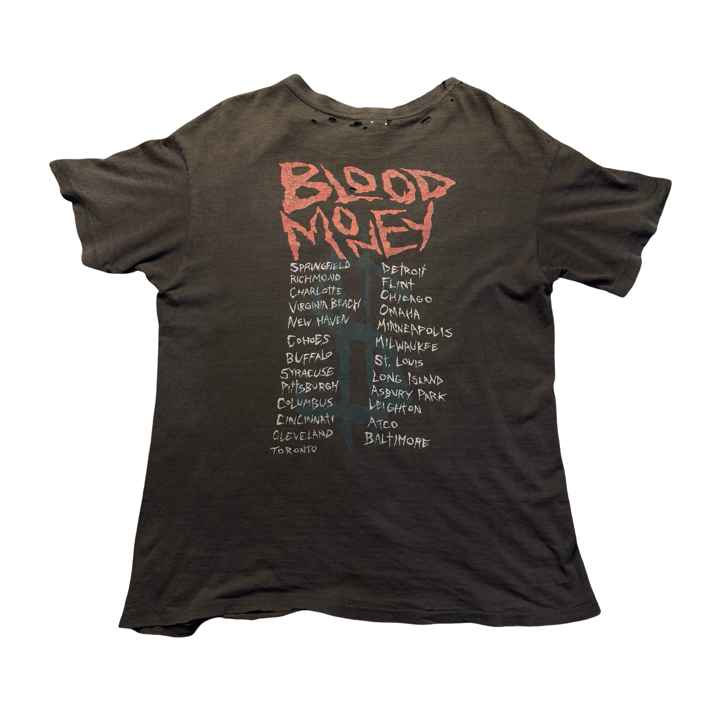 Vintage 1991 Overkill Blood Money Tee
