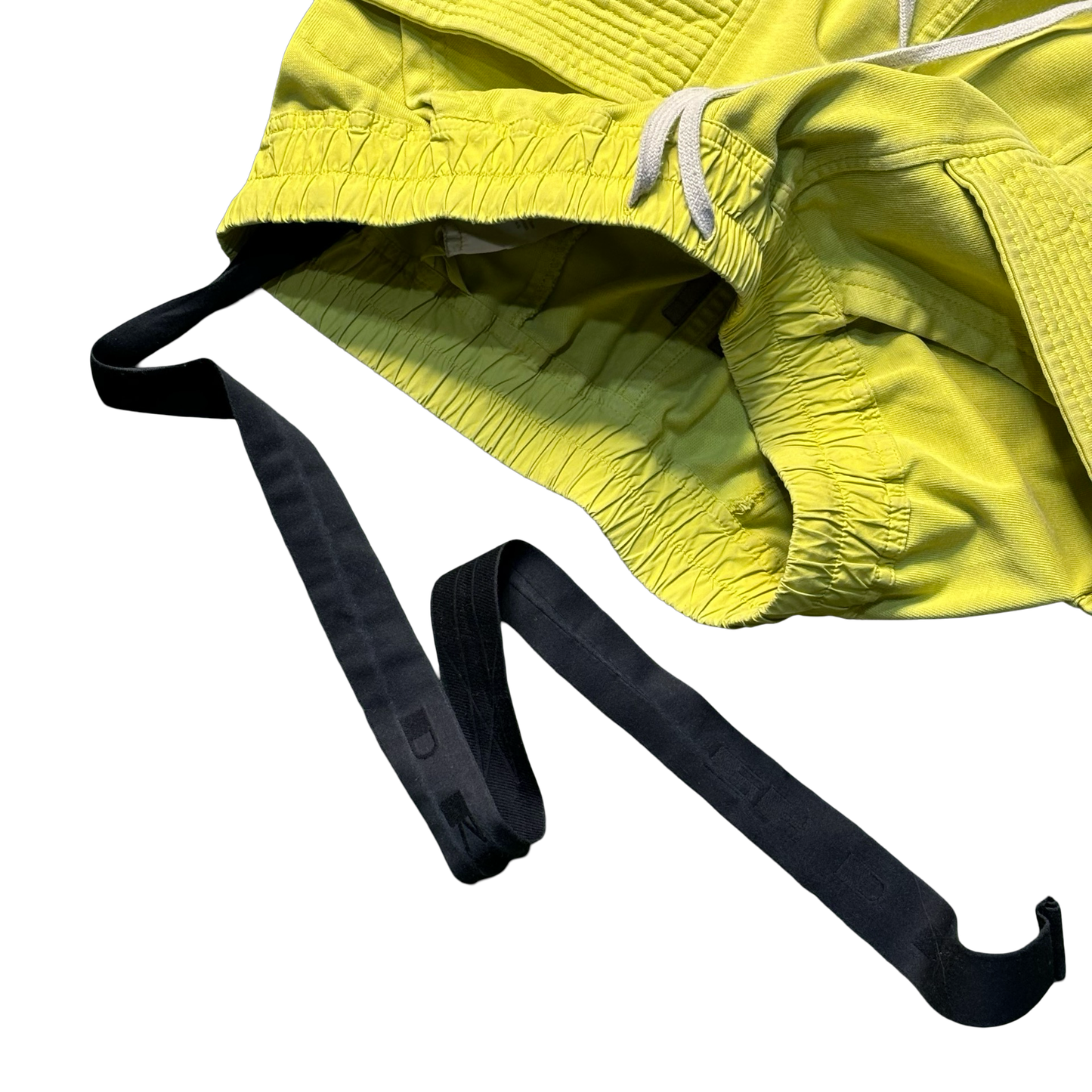 Rick Owens Yellow Creatch Cargo Sweatpants