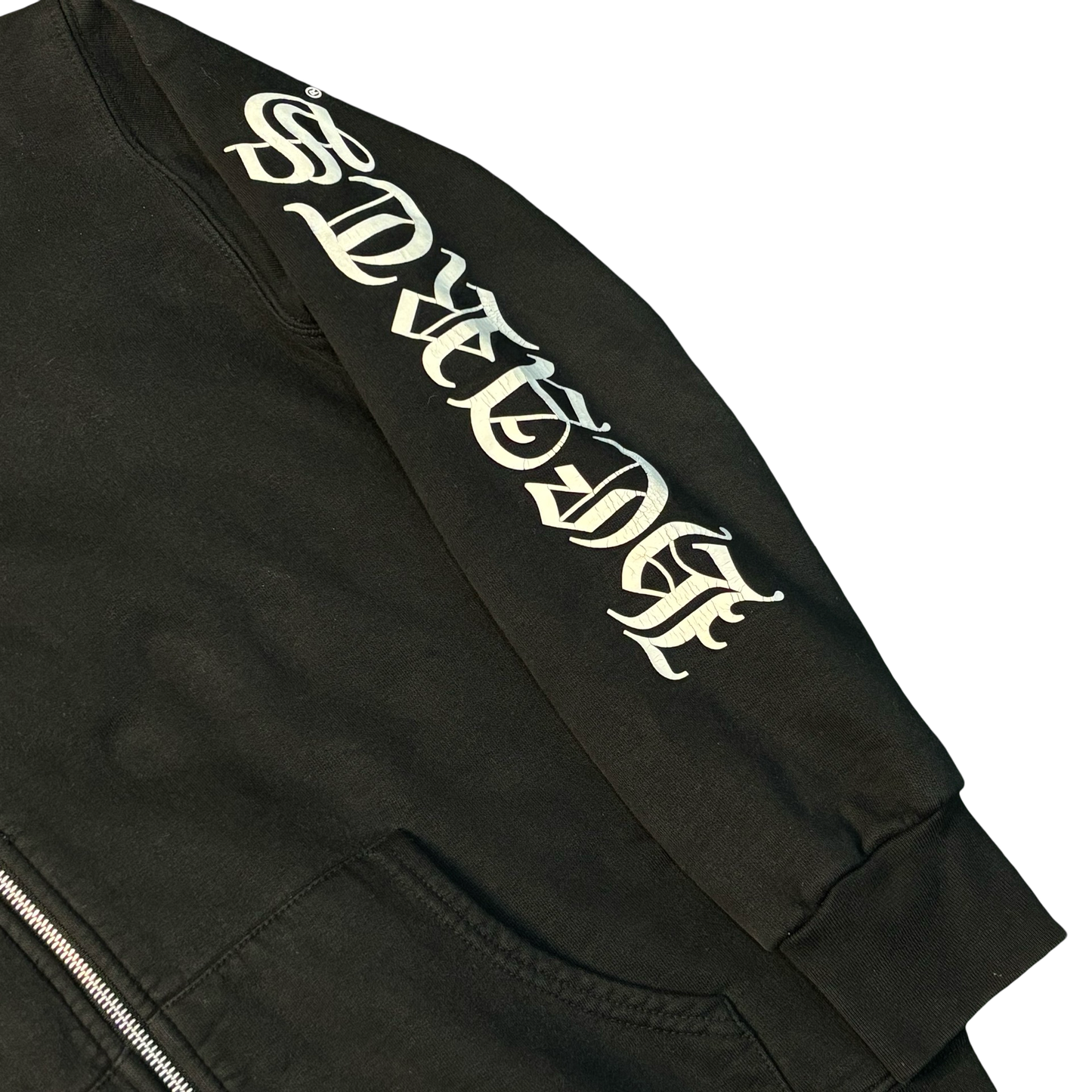 Chrome Hearts Thermal “F*ck You” Scroll Zip-Up Hoodie