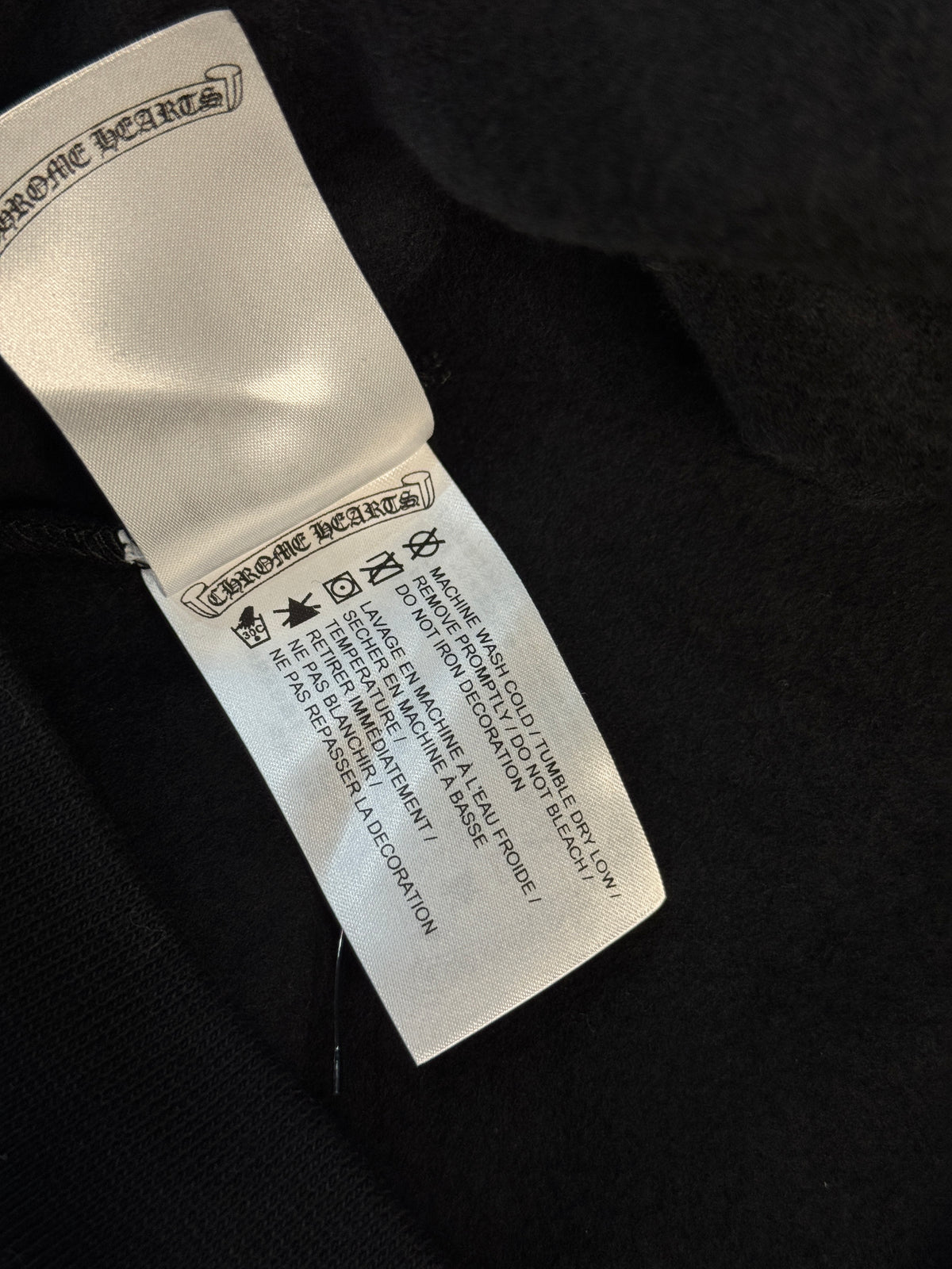 Chrome Hearts Scroll Logo Crewneck