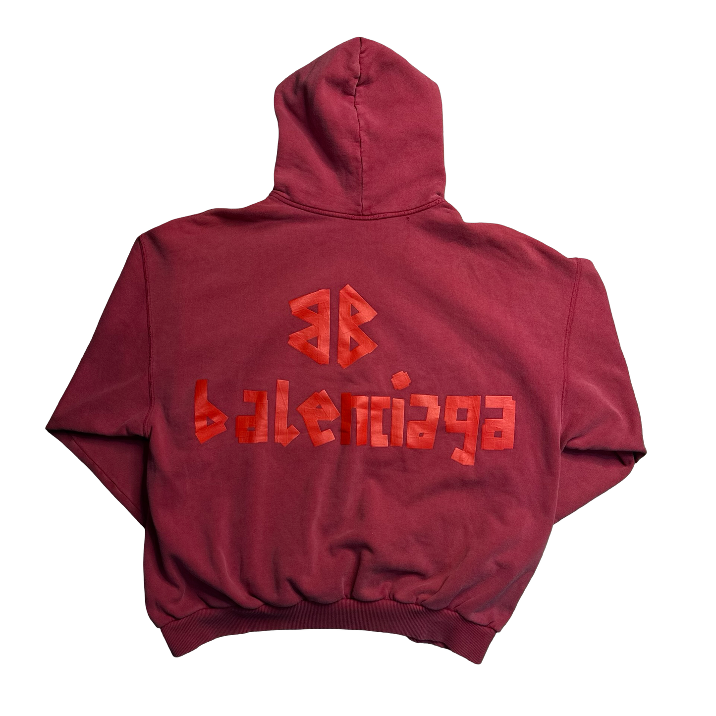 Balenciaga Tape Type Ripped Pocket Hoodie